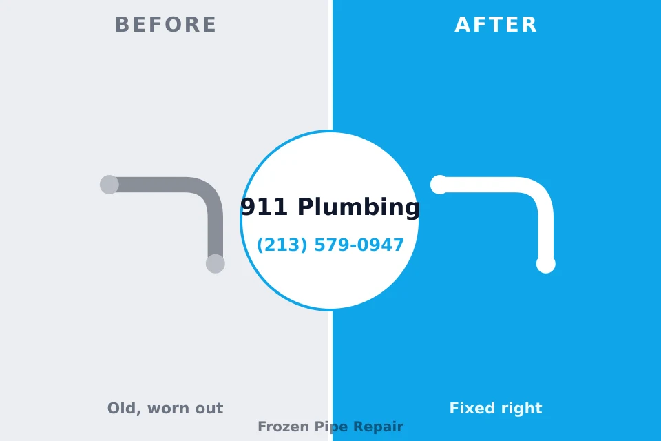 Before and after: plumbing company Flushing, MI